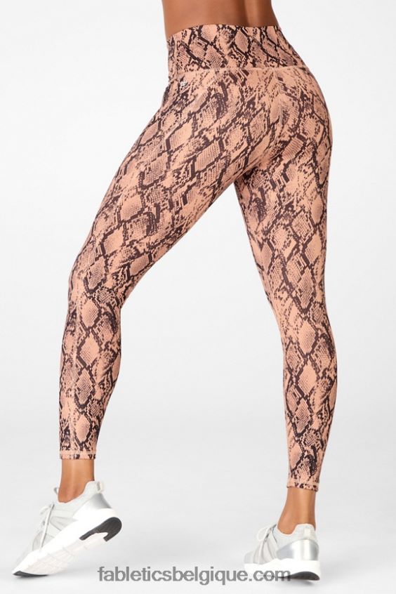 définir powerhold taille haute 7/8 legging 33 femmes Fabletics 404P0T710 baie brumeuse/blanc classique
