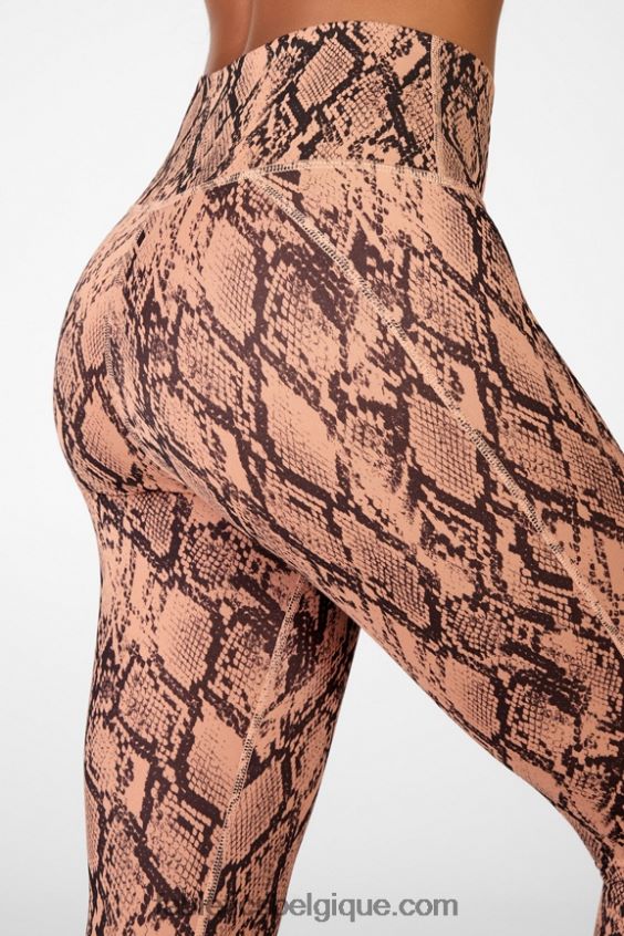 définir powerhold taille haute 7/8 legging 33 femmes Fabletics 404P0T710 baie brumeuse/blanc classique