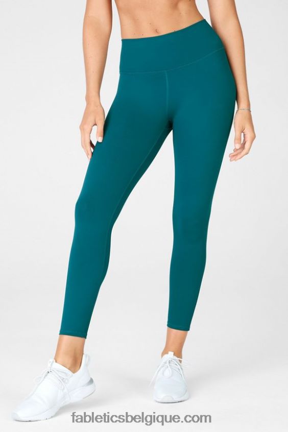 définir powerhold taille haute 7/8 legging 33 femmes Fabletics 404P0T711 bois beige/blanc classique