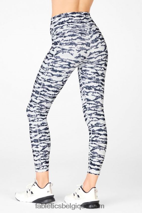 définir powerhold taille haute 7/8 legging 34 femmes Fabletics 404P0T714 nuage de pluie/soleil du désert