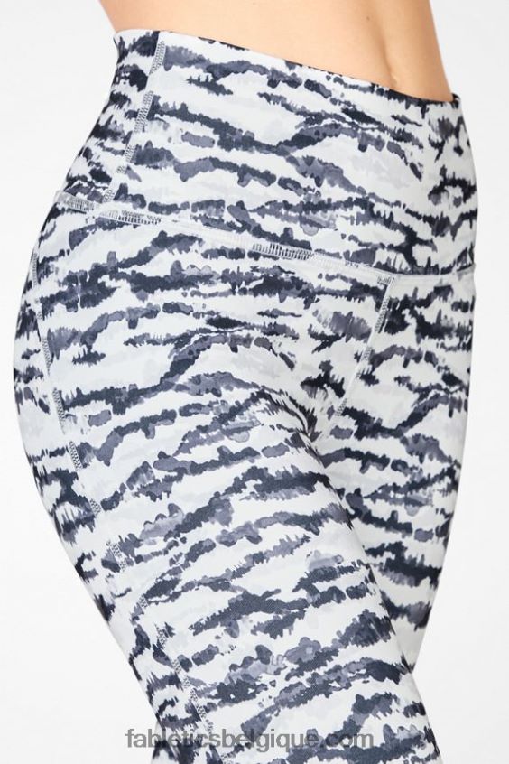 définir powerhold taille haute 7/8 legging 34 femmes Fabletics 404P0T714 nuage de pluie/soleil du désert