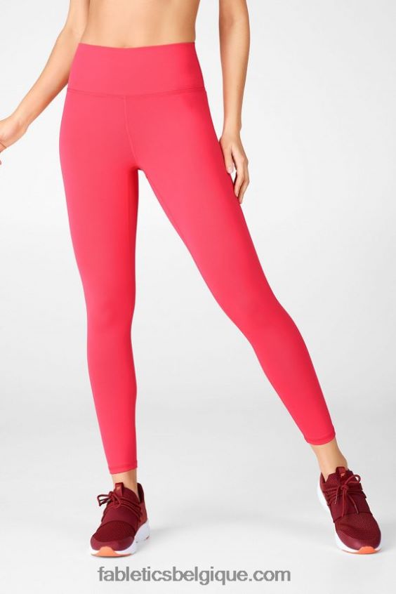définir powerhold taille haute 7/8 legging 34 femmes Fabletics 404P0T716 teddy grand logo camouflage/écorce de saule