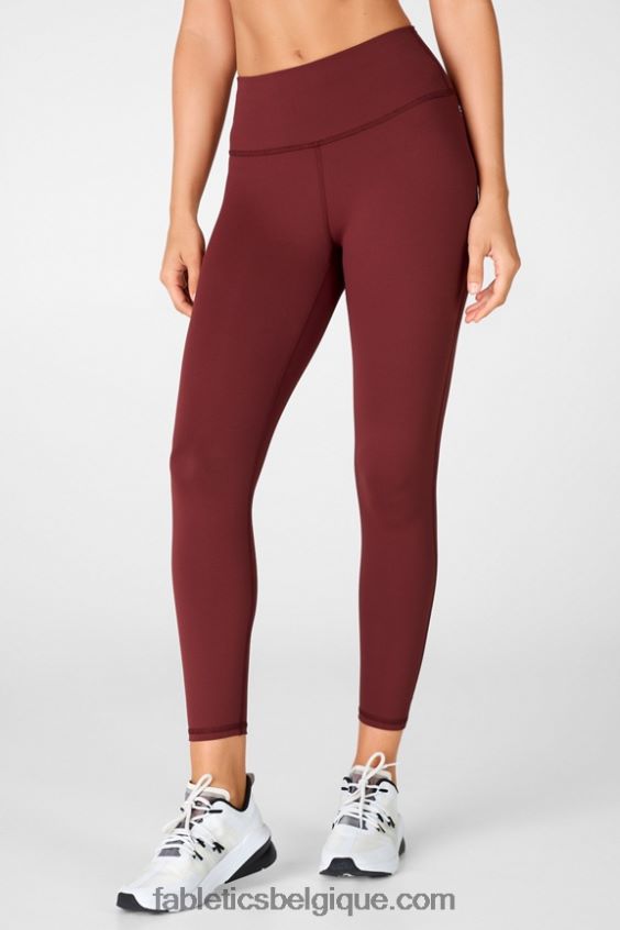 définir powerhold taille haute 7/8 legging 36 femmes Fabletics 404P0T724 logo aigrette/écorce de saule