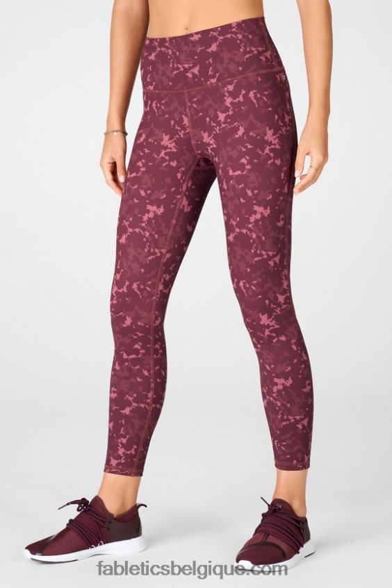 définir powerhold taille haute 7/8 legging 36 femmes Fabletics 404P0T725 logo aigrette/écorce de saule