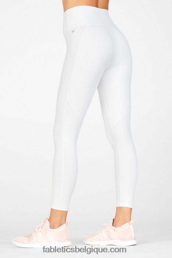 définir powerhold taille haute 7/8 legging 37 femmes Fabletics 404P0T731 aigrette/lime fanée
