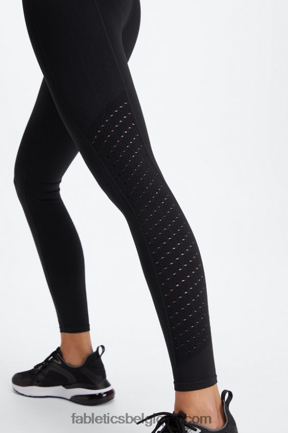 le legging 7/8 taille haute eco sync femmes Fabletics 404P0T1170 noir