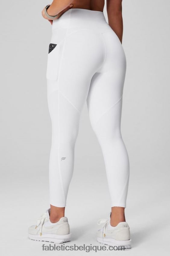 legging 7/8 taille haute oasis pureluxe 47 femmes Fabletics 404P0T782 blanc classique