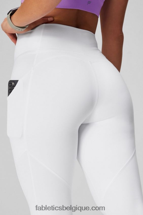 legging 7/8 taille haute oasis pureluxe 47 femmes Fabletics 404P0T782 blanc classique