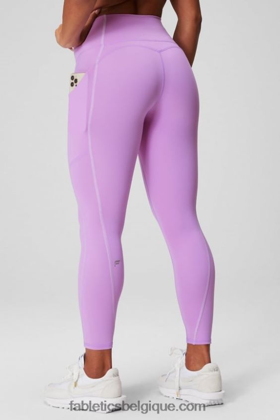 legging 7/8 taille haute oasis pureluxe 48 femmes Fabletics 404P0T783 grotte de cristal/chuchotement lilas