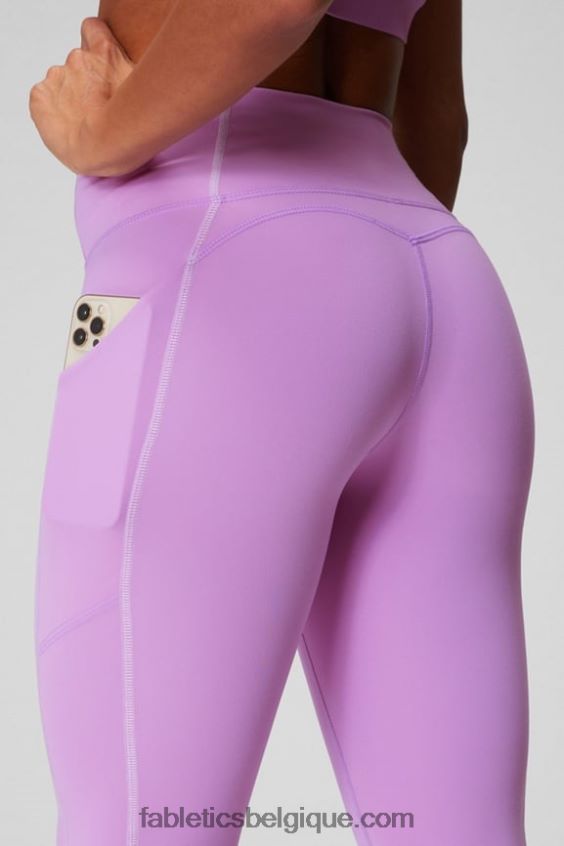 legging 7/8 taille haute oasis pureluxe 48 femmes Fabletics 404P0T783 grotte de cristal/chuchotement lilas