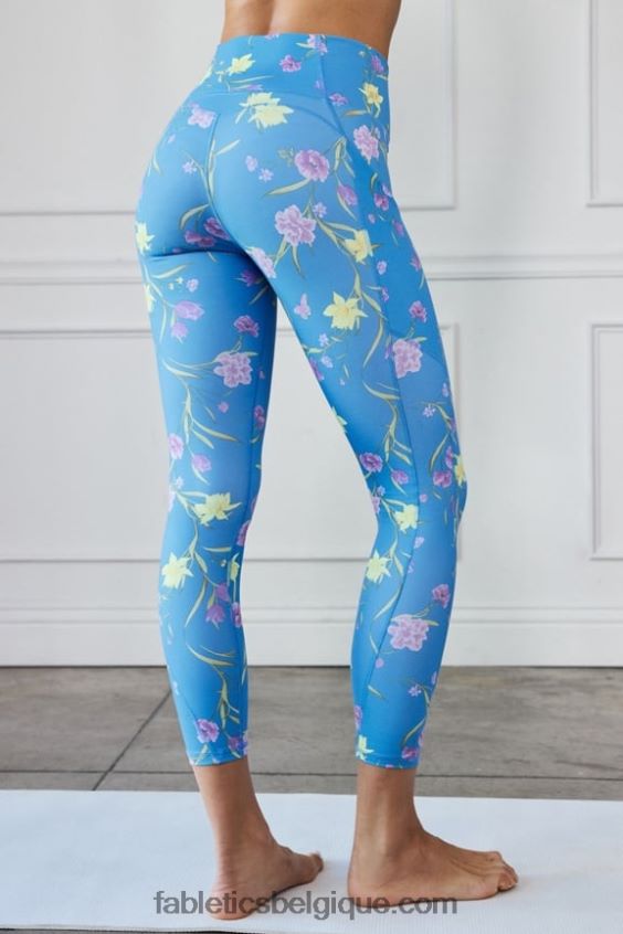 legging 7/8 taille haute oasis pureluxe 48 femmes Fabletics 404P0T784 rêve de jonquille