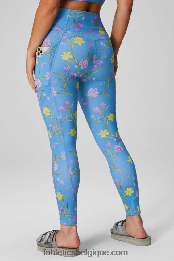 legging 7/8 taille haute oasis pureluxe 48 femmes Fabletics 404P0T784 rêve de jonquille