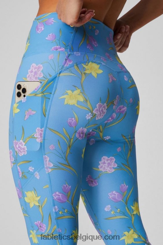 legging 7/8 taille haute oasis pureluxe 48 femmes Fabletics 404P0T784 rêve de jonquille