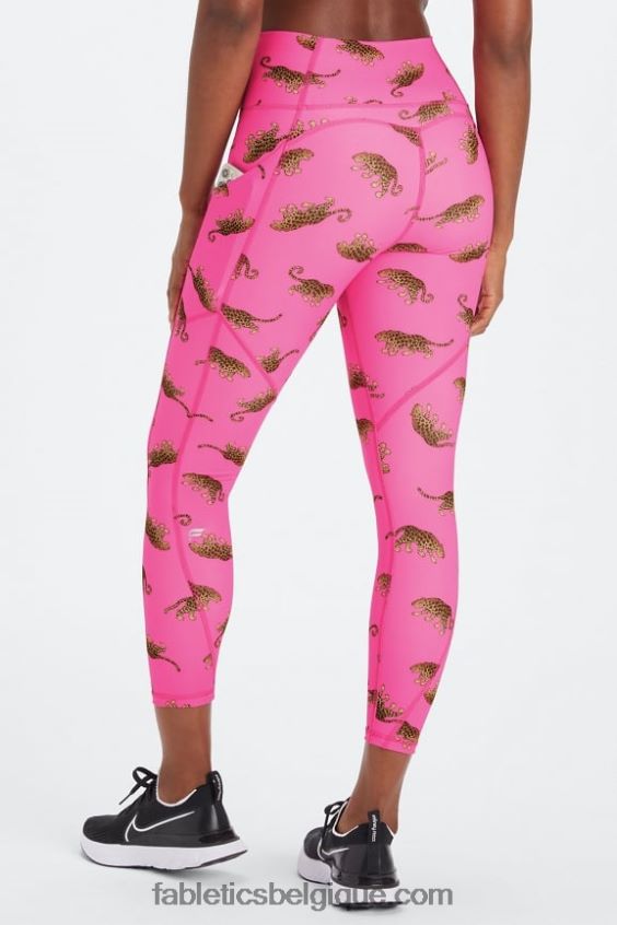 legging 7/8 taille haute oasis pureluxe 48 femmes Fabletics 404P0T787 coeurs sauvages