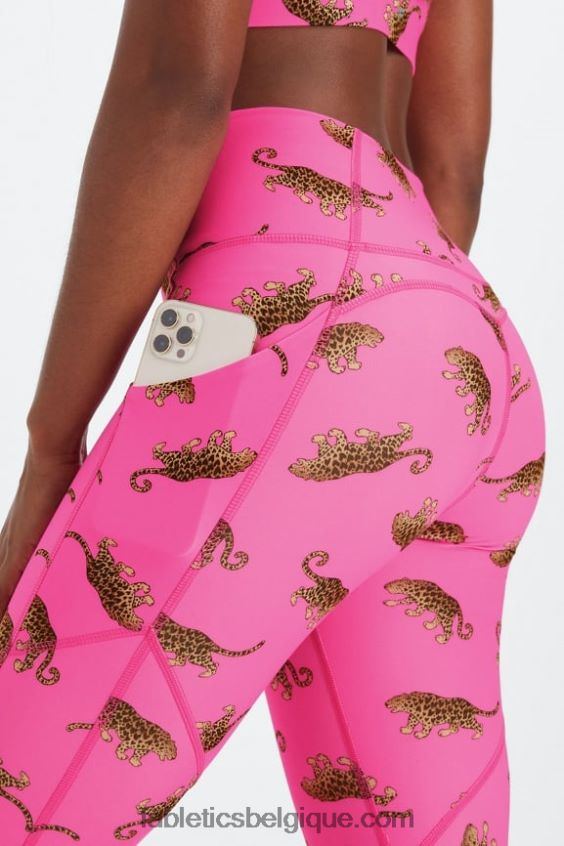 legging 7/8 taille haute oasis pureluxe 48 femmes Fabletics 404P0T787 coeurs sauvages