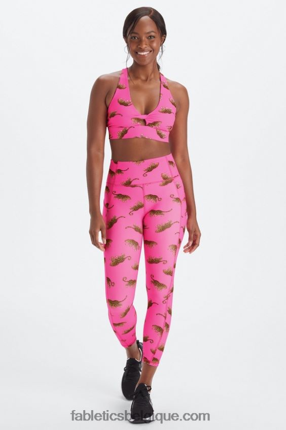 legging 7/8 taille haute oasis pureluxe 48 femmes Fabletics 404P0T787 coeurs sauvages