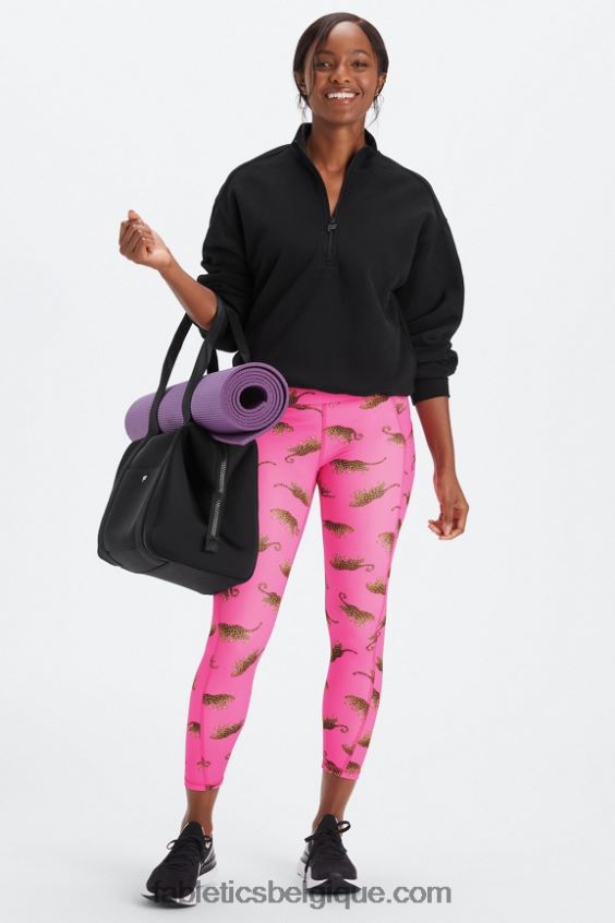legging 7/8 taille haute oasis pureluxe 48 femmes Fabletics 404P0T787 coeurs sauvages