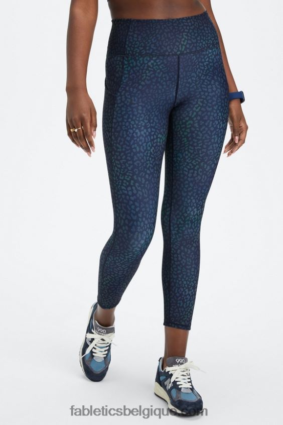 legging 7/8 taille haute oasis pureluxe 49 femmes Fabletics 404P0T789 carte thermique léopard