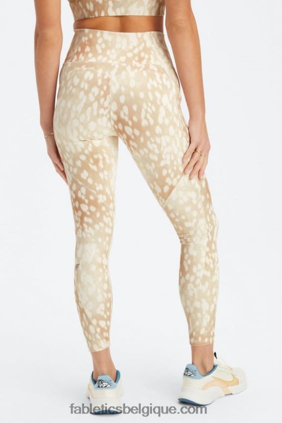 legging 7/8 taille haute oasis pureluxe 50 femmes Fabletics 404P0T796 biche tachetée
