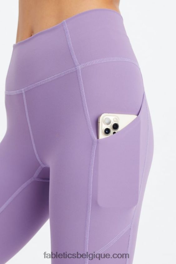 legging 7/8 taille haute oasis pureluxe 51 femmes Fabletics 404P0T798 violette