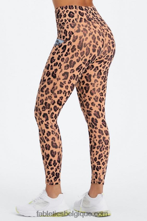 legging 7/8 taille haute oasis pureluxe 51 femmes Fabletics 404P0T800 léopard naturel