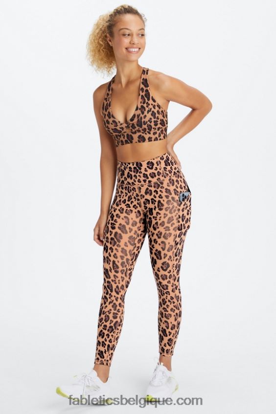 legging 7/8 taille haute oasis pureluxe 51 femmes Fabletics 404P0T800 léopard naturel