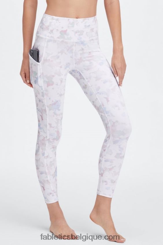 legging 7/8 taille haute oasis pureluxe 52 femmes Fabletics 404P0T804 cerisier