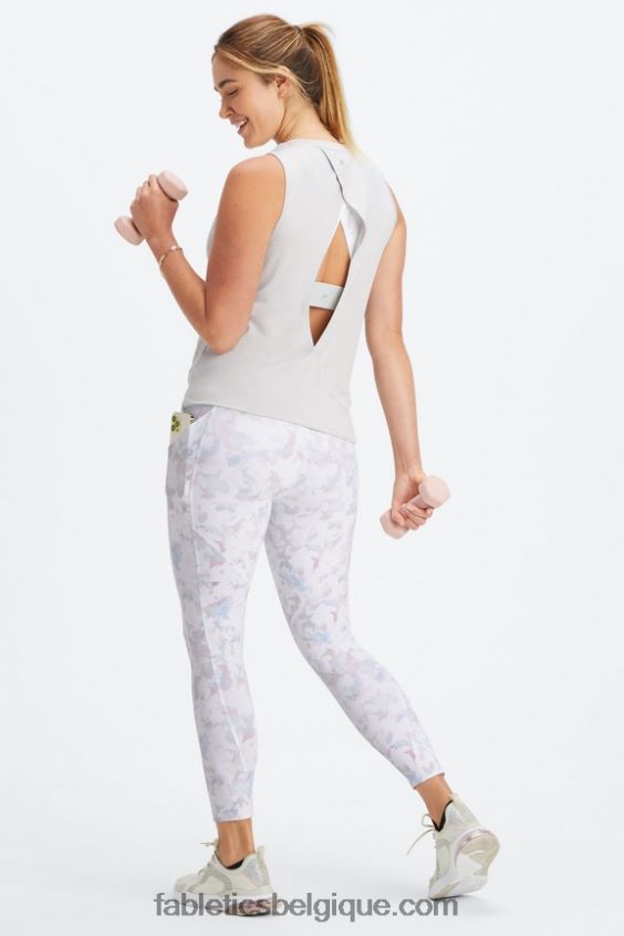 legging 7/8 taille haute oasis pureluxe 52 femmes Fabletics 404P0T804 cerisier