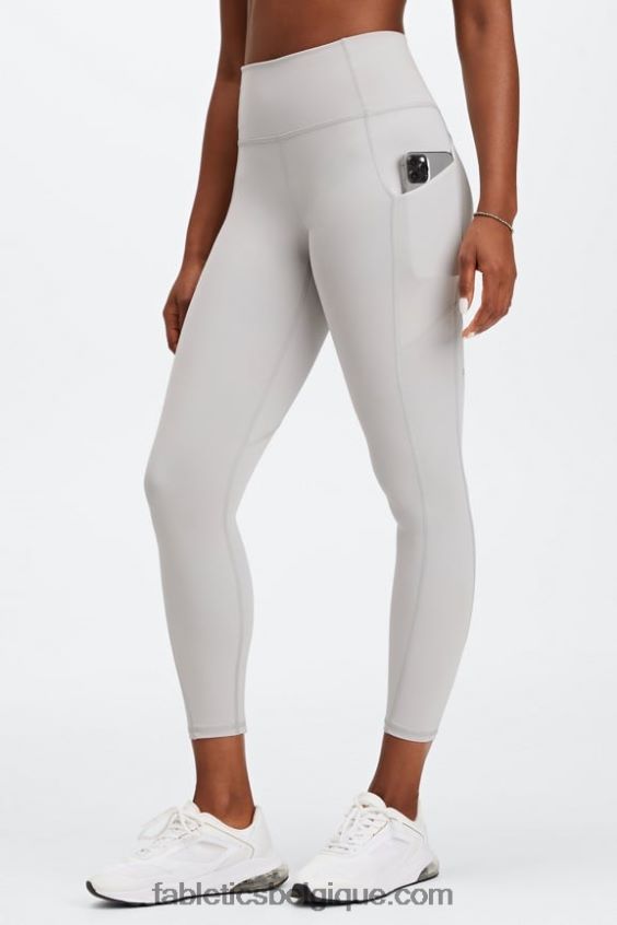 legging 7/8 taille haute oasis pureluxe 52 femmes Fabletics 404P0T805 gris minéral