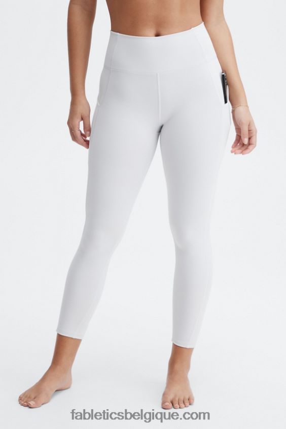 legging 7/8 taille haute oasis pureluxe 54 femmes Fabletics 404P0T816 gris doux