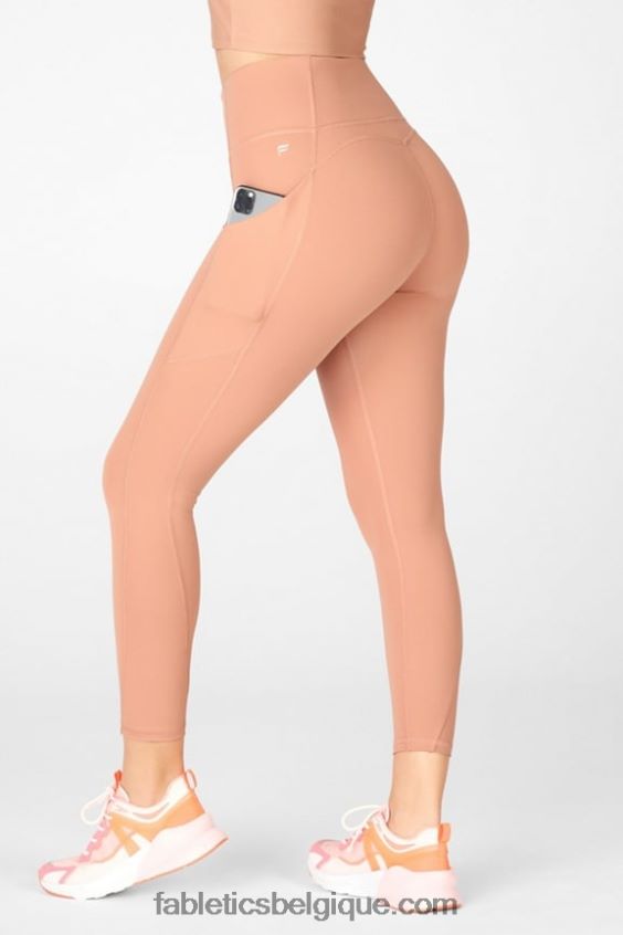 legging 7/8 taille haute oasis pureluxe 55 femmes Fabletics 404P0T822 bois d'érable