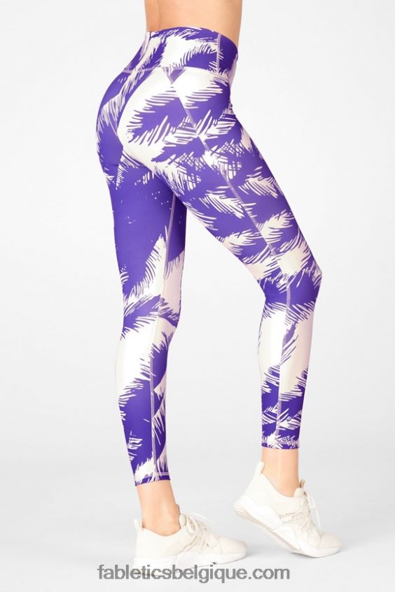 legging 7/8 taille haute oasis pureluxe 56 femmes Fabletics 404P0T823 paradis