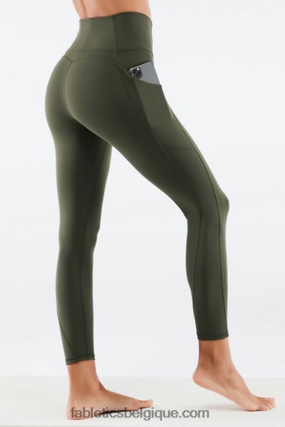 legging 7/8 taille haute oasis pureluxe 56 femmes Fabletics 404P0T826 armée