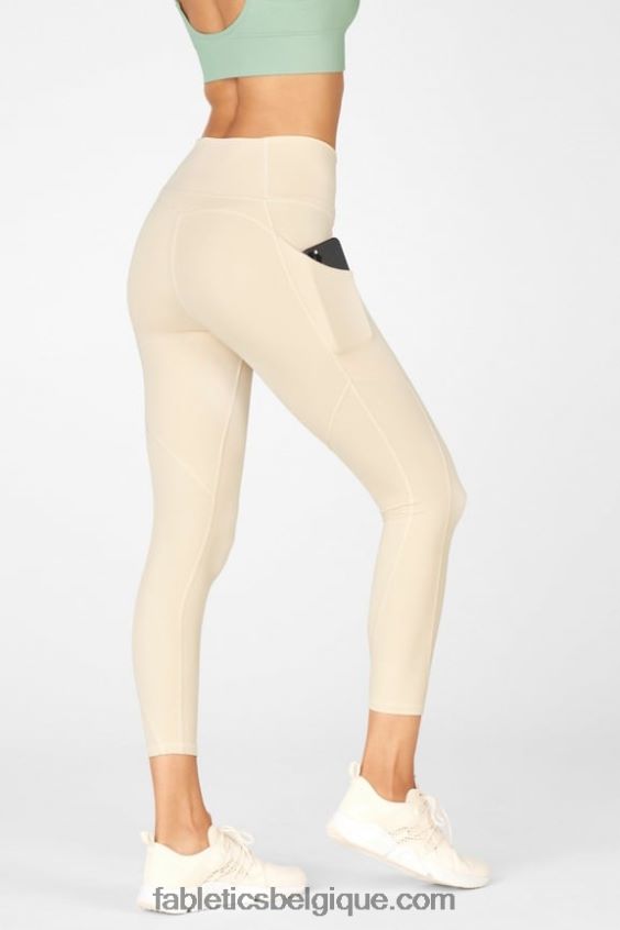 legging 7/8 taille haute oasis pureluxe 57 femmes Fabletics 404P0T828 Tapioca