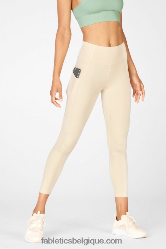 legging 7/8 taille haute oasis pureluxe 57 femmes Fabletics 404P0T828 Tapioca