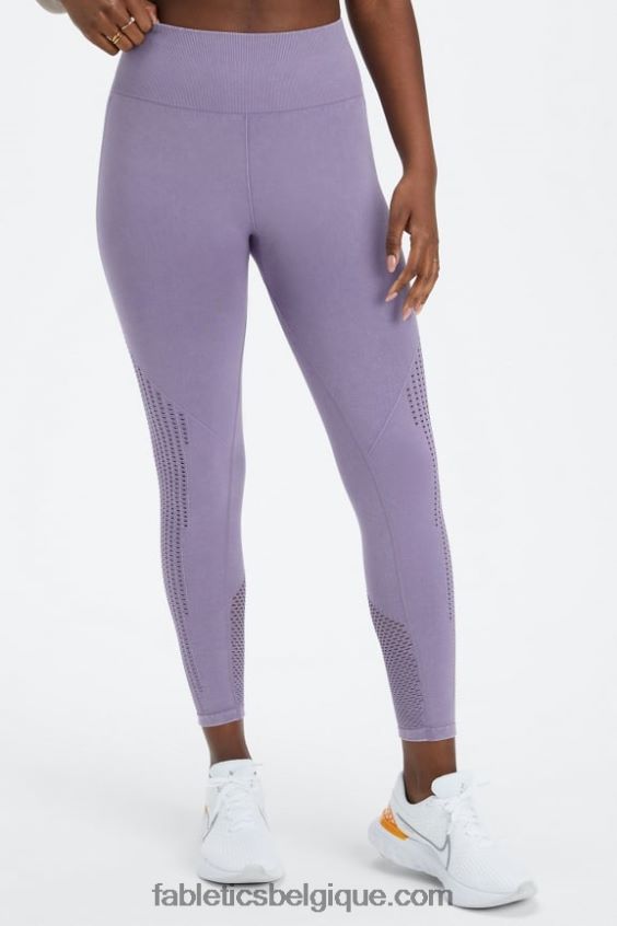 legging 7/8 taille haute sans couture sync femmes Fabletics 404P0T1001 violette lavée