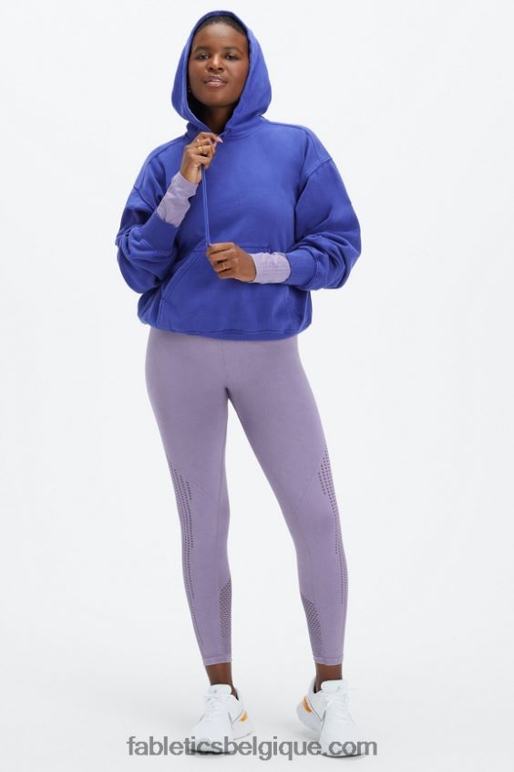 legging 7/8 taille haute sans couture sync femmes Fabletics 404P0T1001 violette lavée