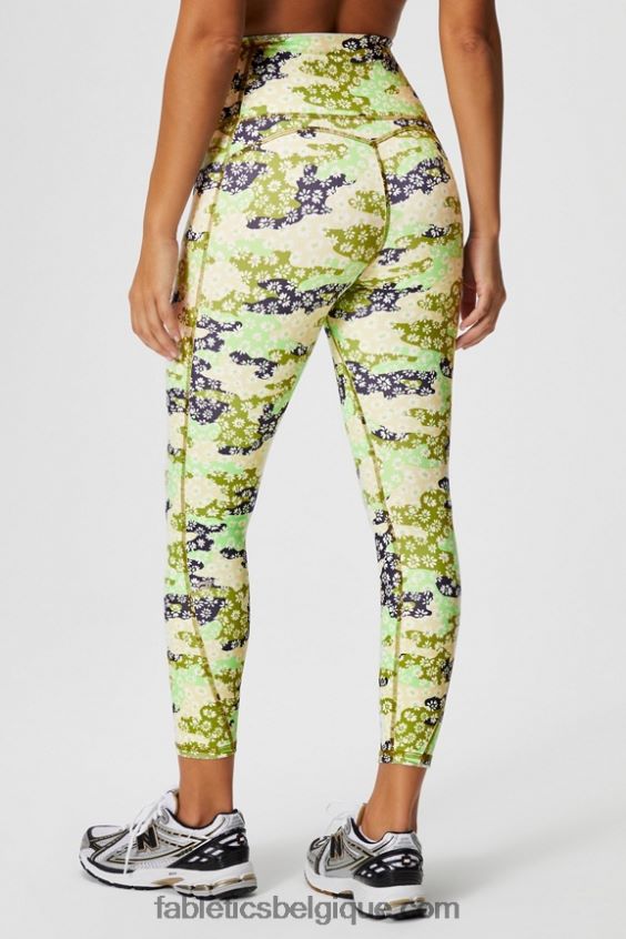 legging 7/8 taille ultra haute pureluxe 65 femmes Fabletics 404P0T877 camouflage marguerite