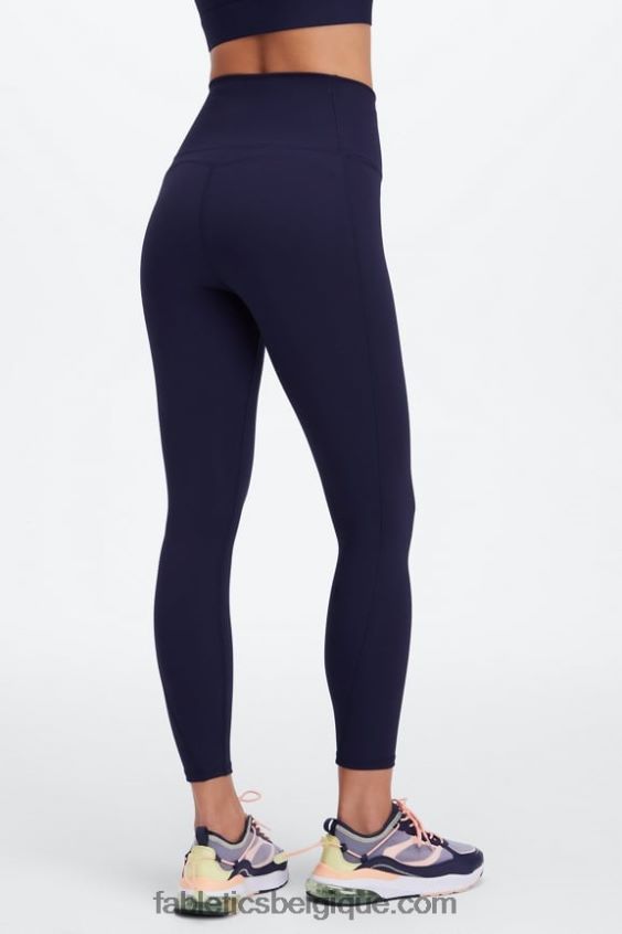 legging 7/8 taille ultra haute pureluxe 65 femmes Fabletics 404P0T880 bleu marine profond