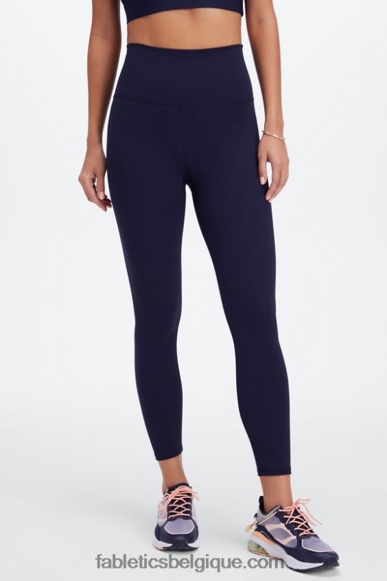 legging 7/8 taille ultra haute pureluxe 65 femmes Fabletics 404P0T880 bleu marine profond