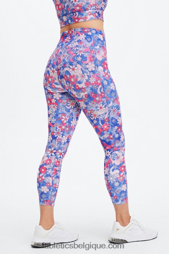 legging 7/8 taille ultra haute pureluxe 65 femmes Fabletics 404P0T881 liberté florale