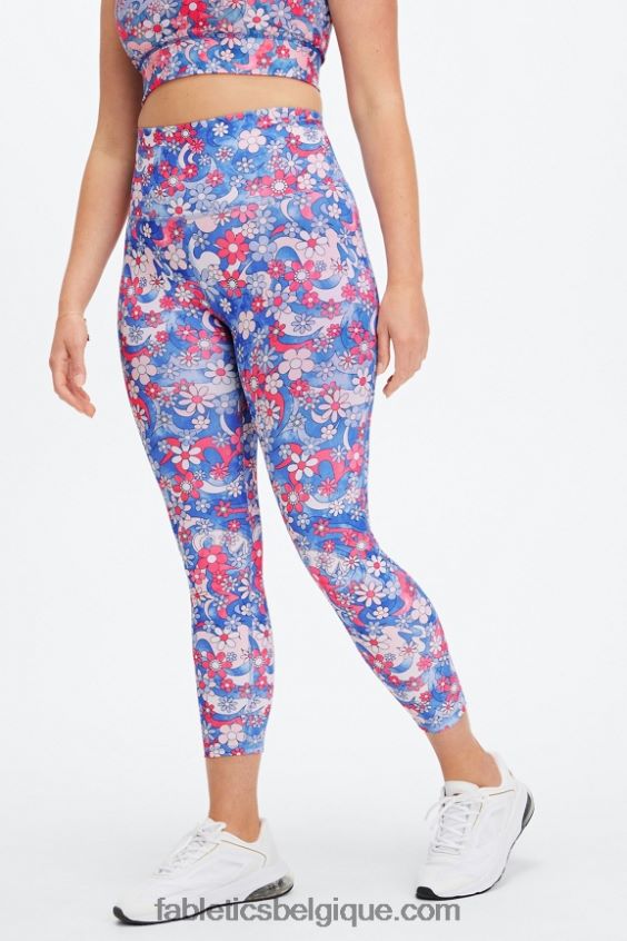 legging 7/8 taille ultra haute pureluxe 65 femmes Fabletics 404P0T881 liberté florale