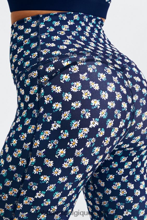 legging 7/8 taille ultra haute pureluxe 66 femmes Fabletics 404P0T884 contrôle de champ de marguerite