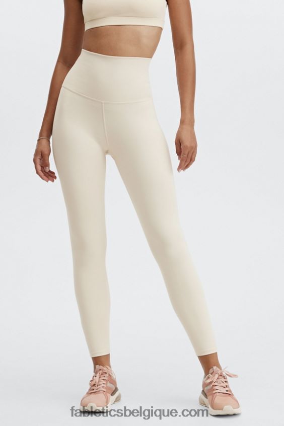legging 7/8 taille ultra haute pureluxe 66 femmes Fabletics 404P0T886 latté