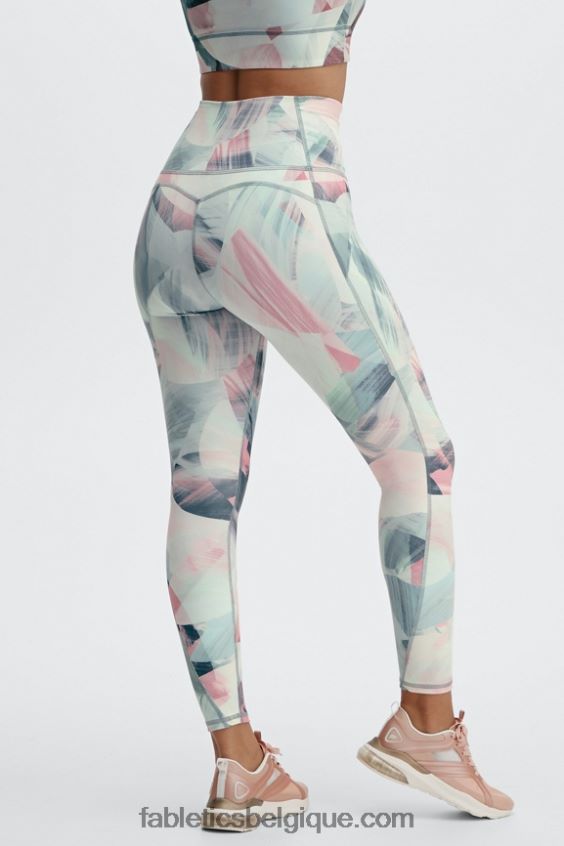 legging 7/8 taille ultra haute pureluxe 67 femmes Fabletics 404P0T889 paysage de rêve