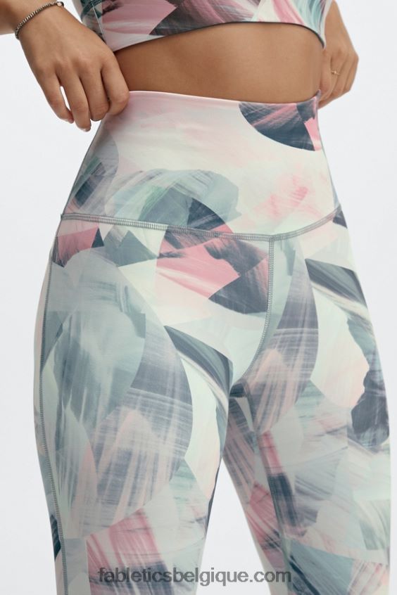 legging 7/8 taille ultra haute pureluxe 67 femmes Fabletics 404P0T889 paysage de rêve
