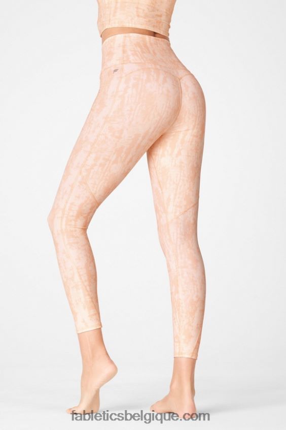 legging 7/8 taille ultra haute pureluxe 67 femmes Fabletics 404P0T890 bande shibori