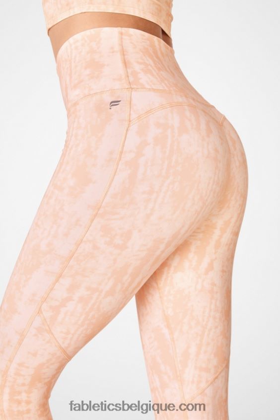 legging 7/8 taille ultra haute pureluxe 67 femmes Fabletics 404P0T890 bande shibori