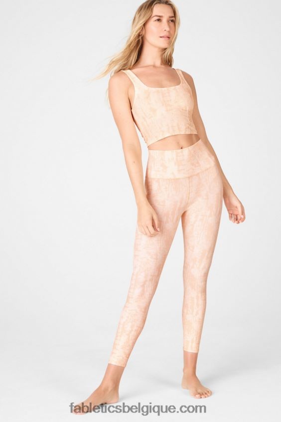 legging 7/8 taille ultra haute pureluxe 67 femmes Fabletics 404P0T890 bande shibori