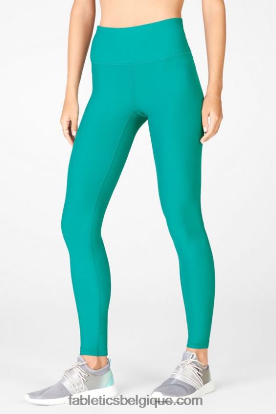 legging essentiel taille haute therma-flex femmes Fabletics 404P0T1201 jade foncé
